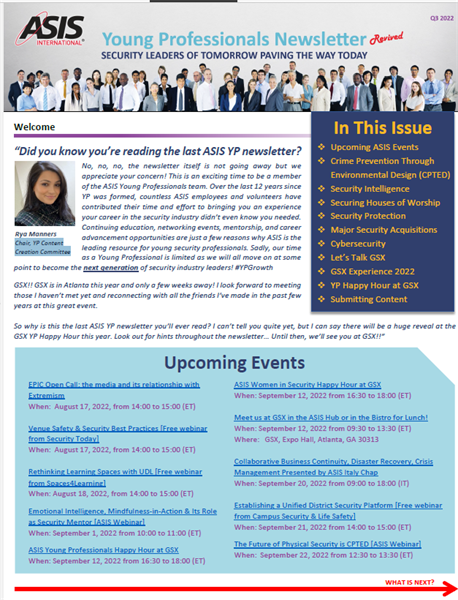 Cover of YP Newsletter